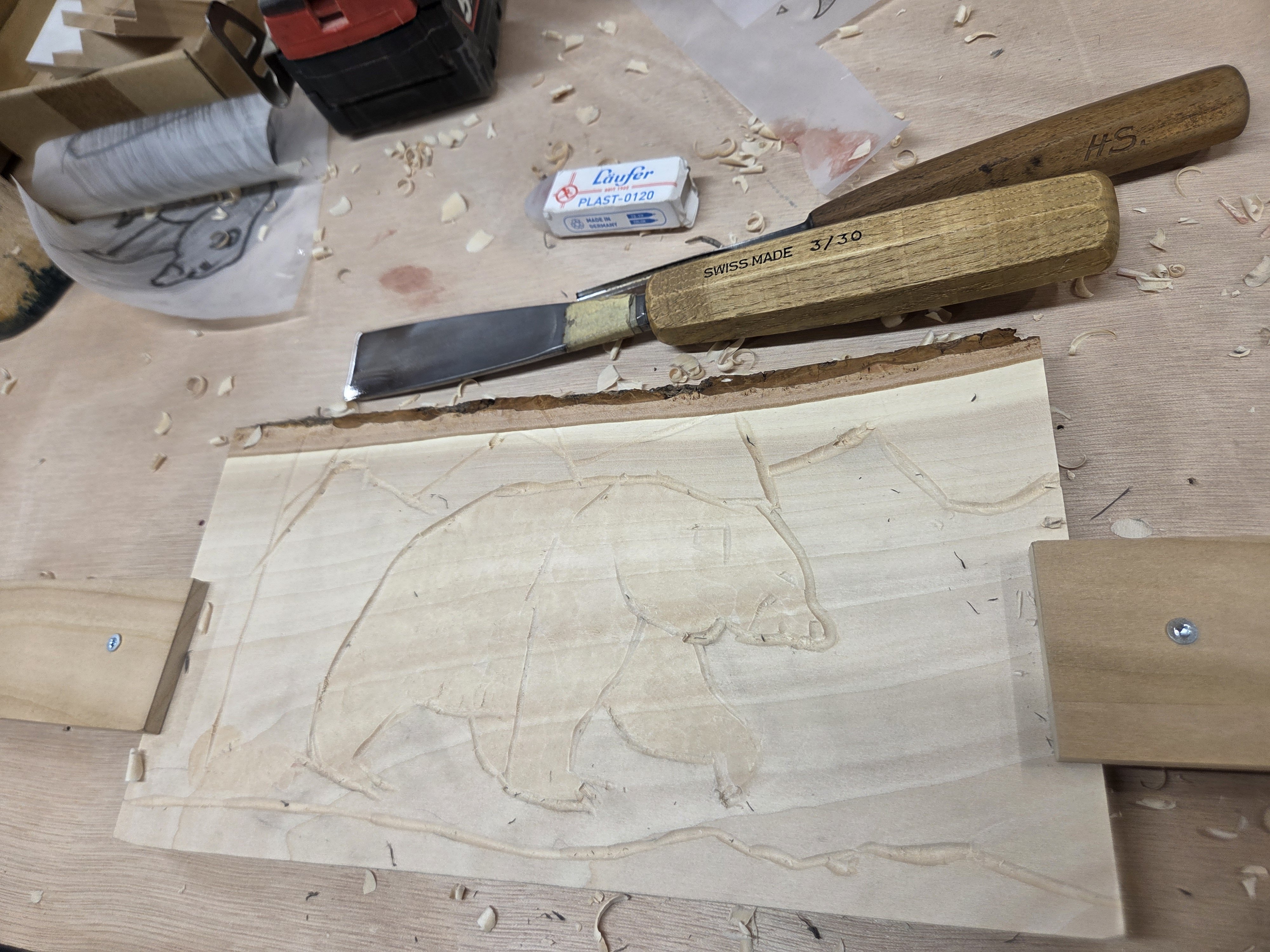 Holzschnitzen 
